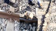 VIDEO: बड़ी साजिश नाकाम! राजस्थान में वंदे भारत ट्रेन को पटरी से उतारने की कोशिश, रेलवे ट्रेक पर रखे पत्थर 